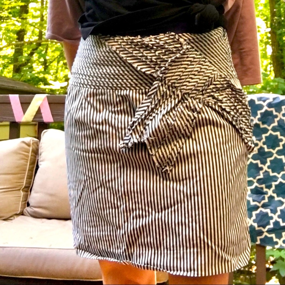 Black and White pencil skirt